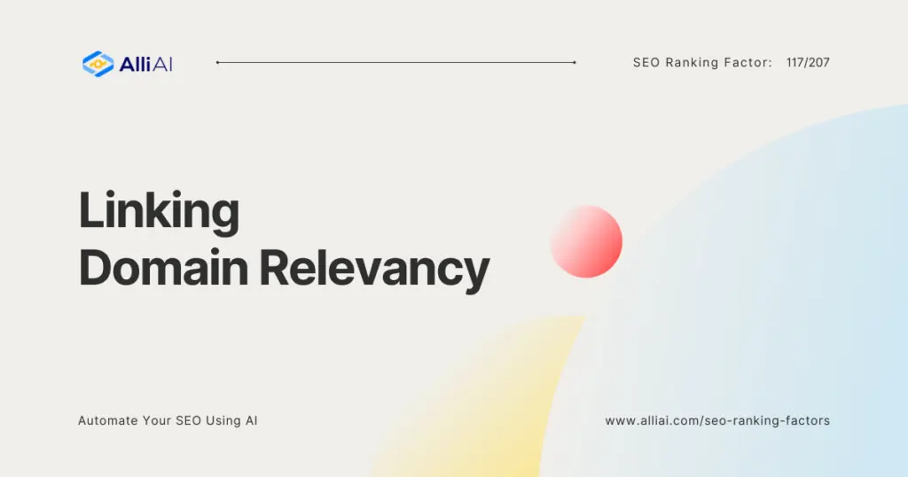 Linking Domain Relevancy | Cover Image
