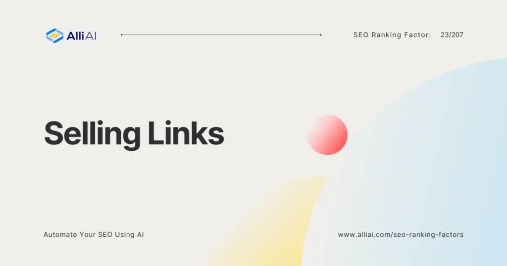 Selling Links | Cover Image