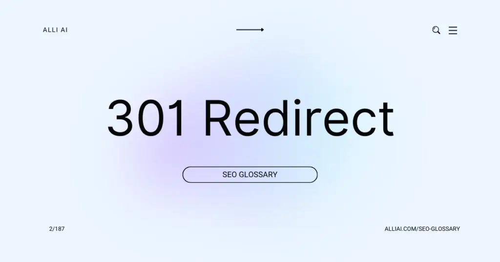 301 Redirect | Cover Image