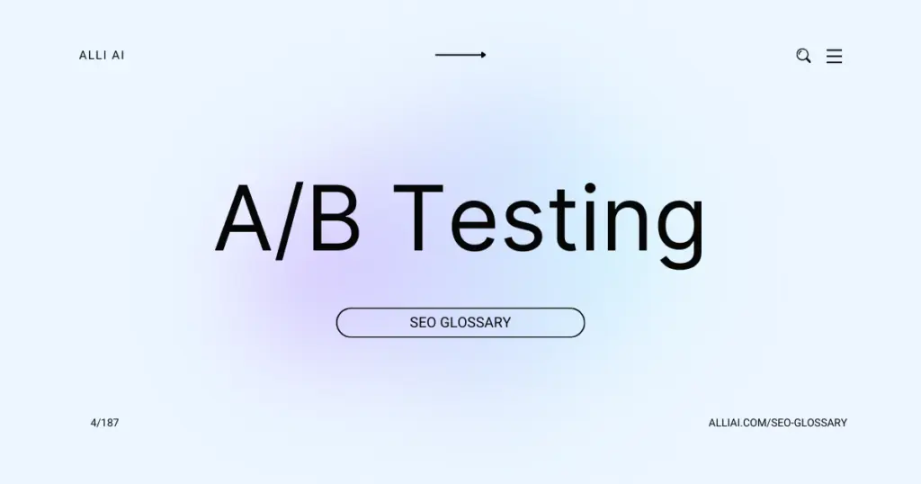 A/B Testing | Cover Image