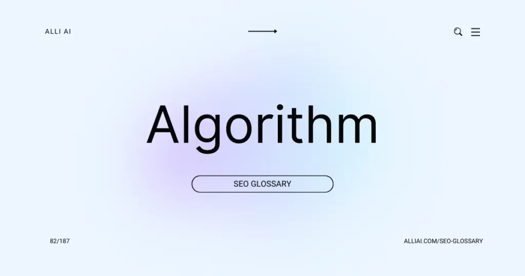 Algorithm | Cover Image