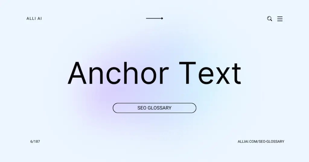 Anchor Text | Cover Image