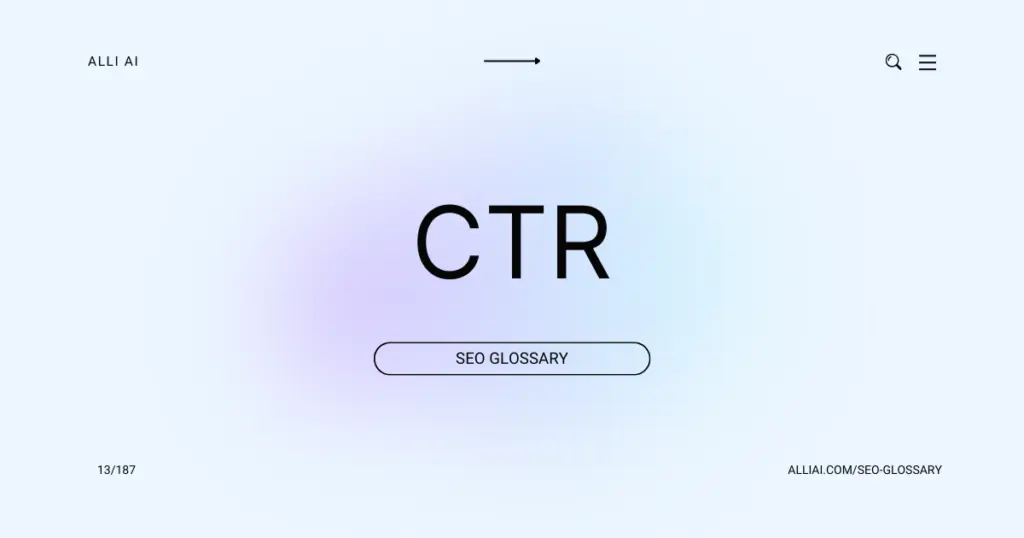 Click-Through Rate (CTR) | Cover Image