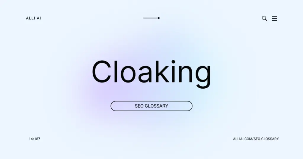 Cloaking | Cover Image