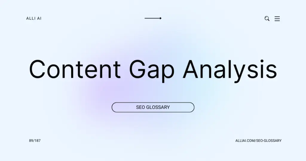 Content Gap Analysis | Cover Image