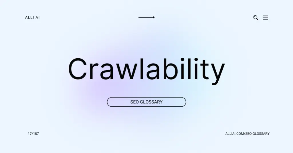 Crawlability | Cover Image