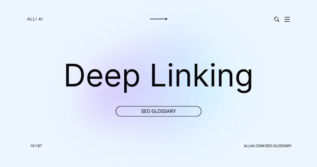 Deep Linking | Cover Image