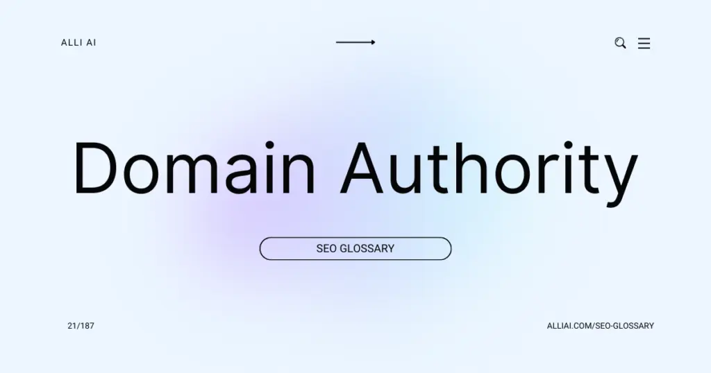 Domain Authority (DA) | Cover Image