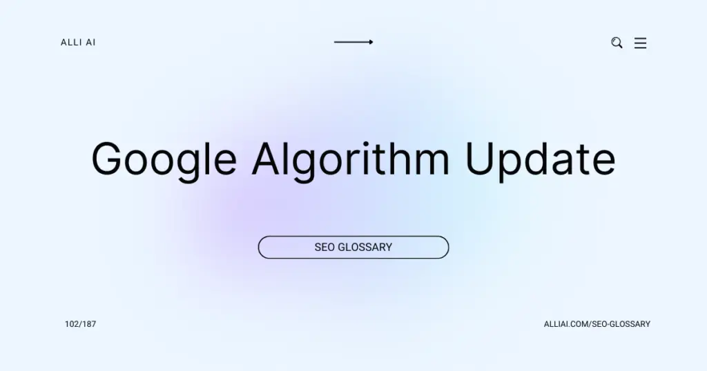 Google Algorithm Update | Cover Image