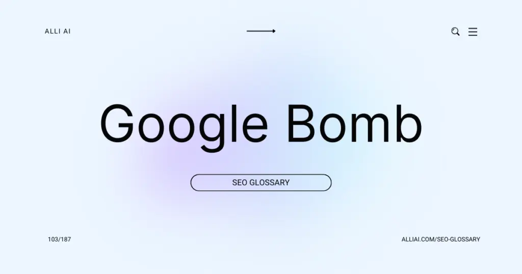 Google Bomb | Cover Image