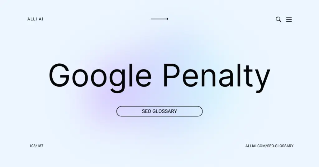 Google Penalty | Cover Image