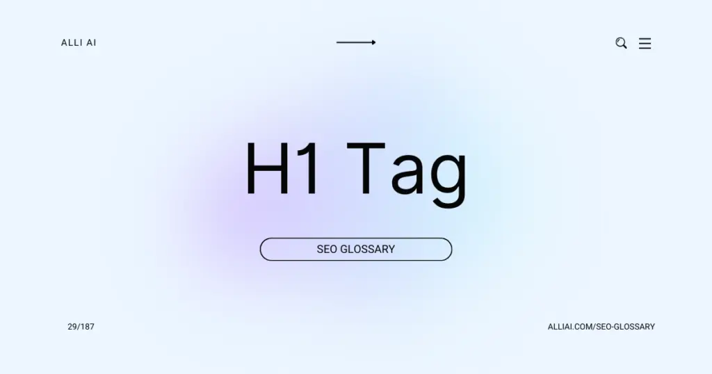 H1 Tag | Cover Image