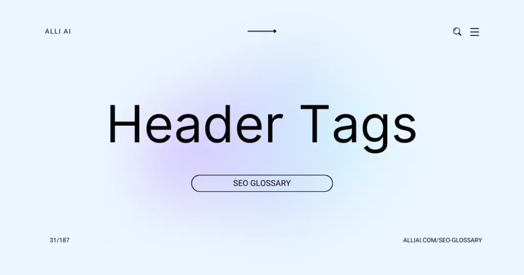 Header Tags | Cover Image