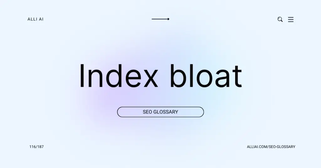 Index bloat | Cover Image