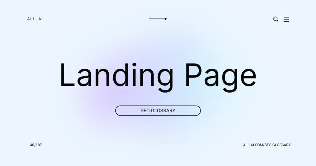 Landing Page | Cover Image