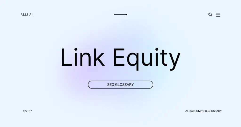 Link Equity | Cover Image