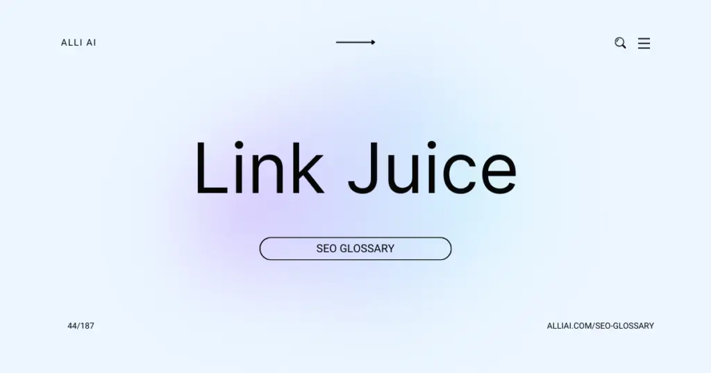 Link Juice | Cover Image