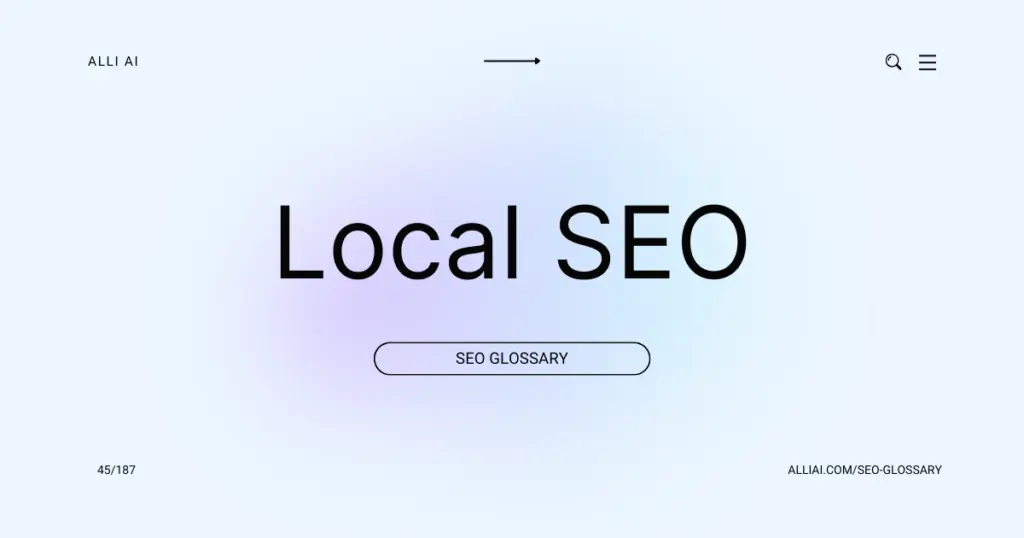 Local SEO | Cover Image