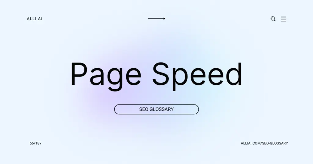 Page Speed | Cover Image