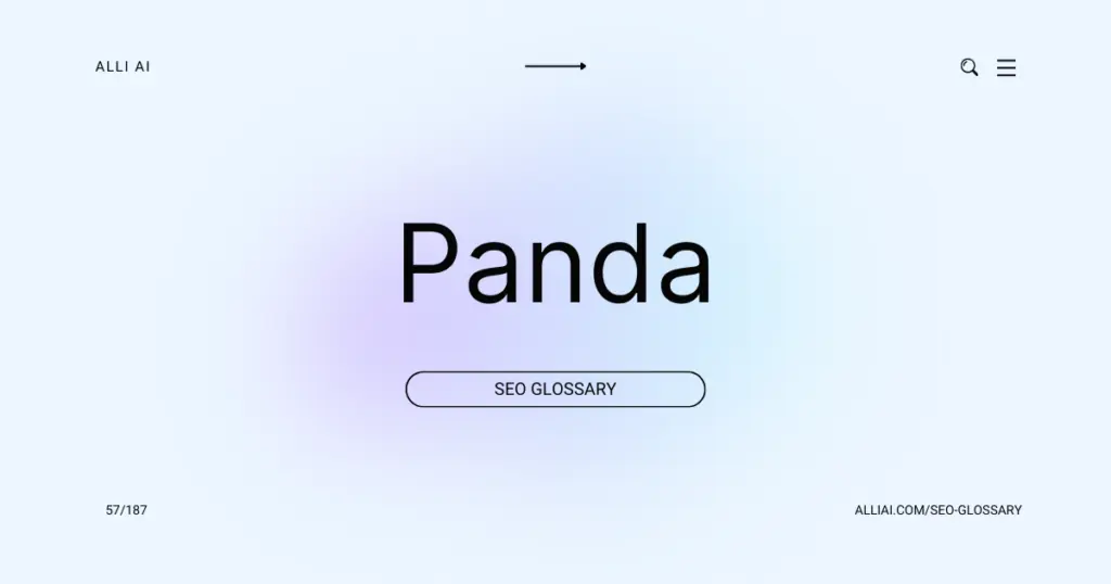 Panda (Google Algorithm Update) | Cover Image