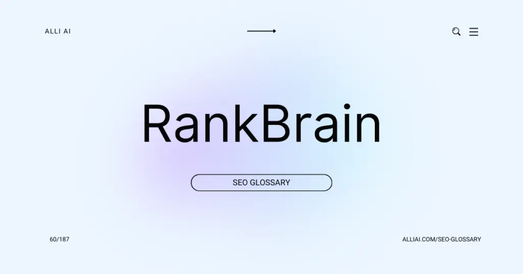 RankBrain (Google Algorithm) | Cover Image