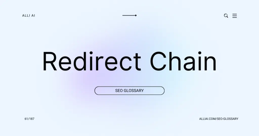 Redirect Chain | Cover Image