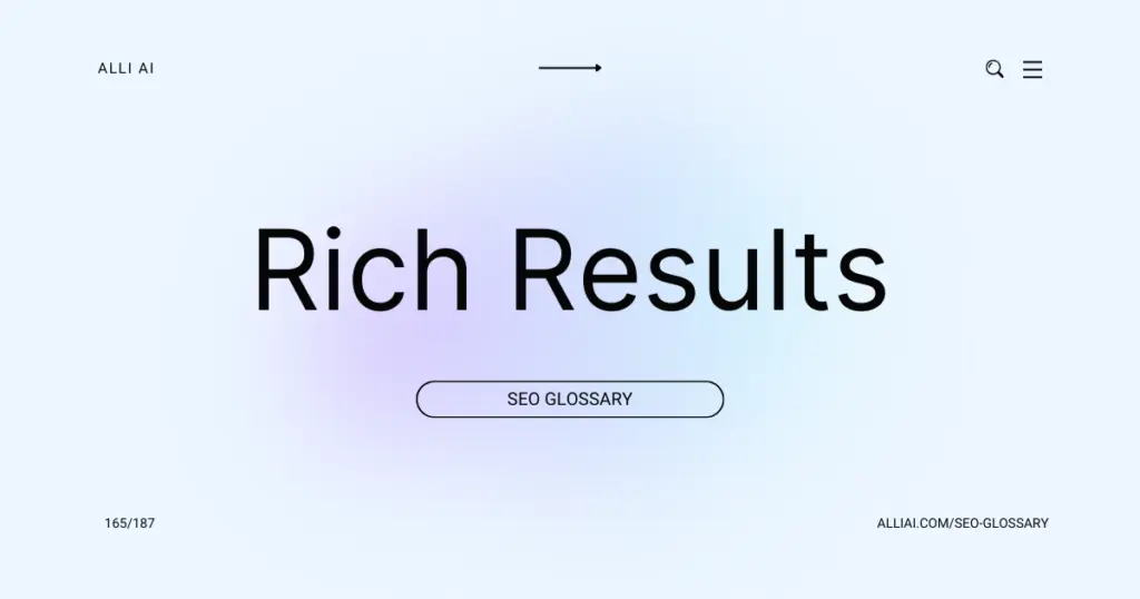 Rich Results | Cover Image