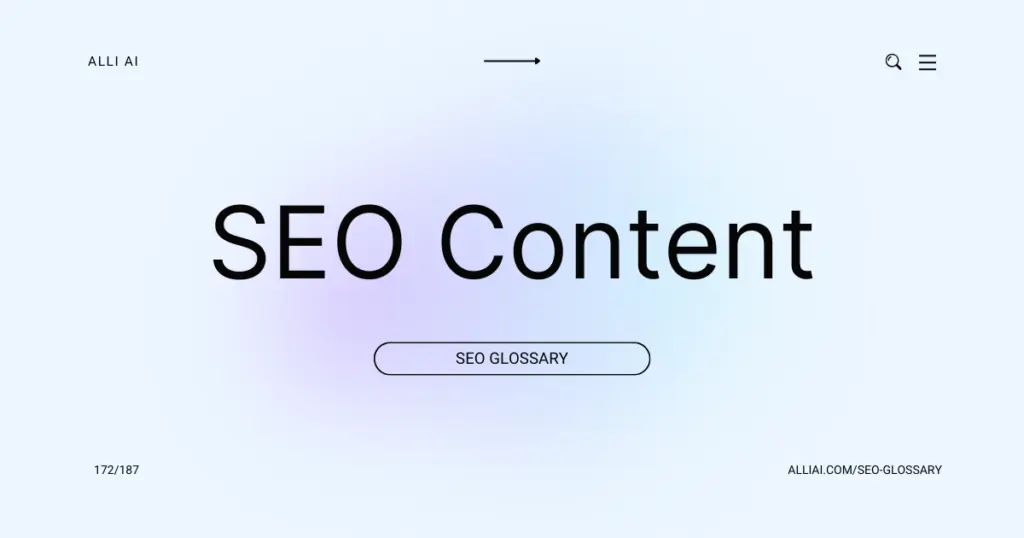 SEO Content | Cover Image