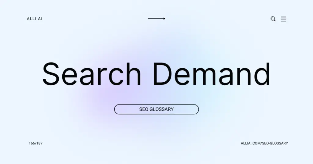 Search Demand | Cover Image