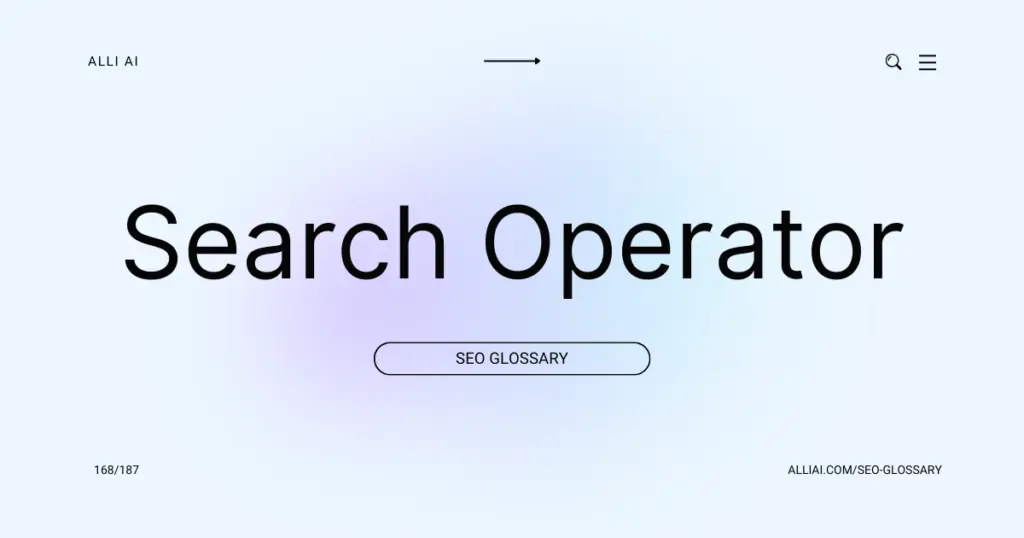 Search Operator | Cover Image