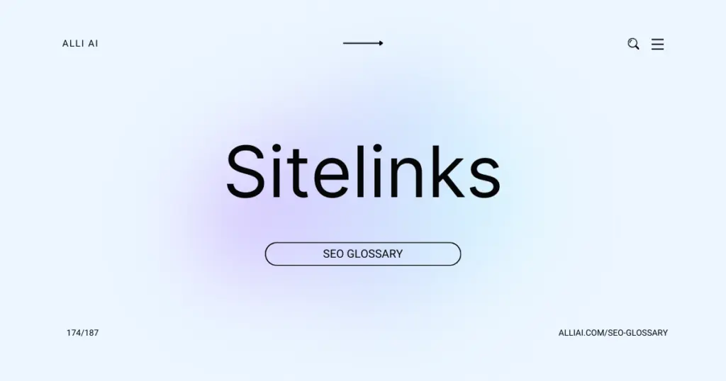 Sitelinks | Cover Image