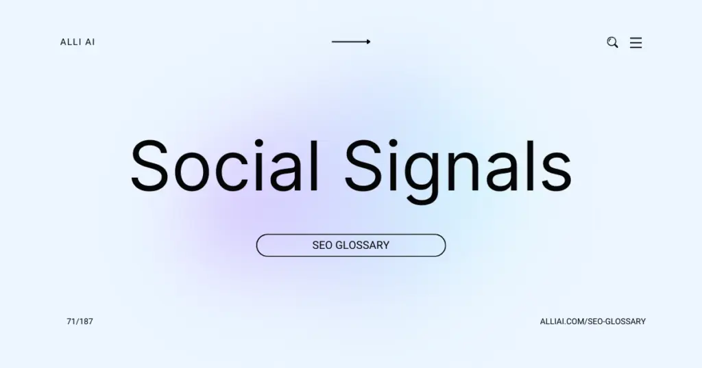 Social Signals | Cover Image