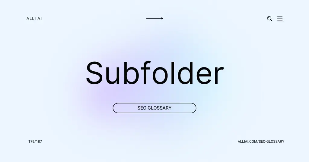 Subfolder | Cover Image