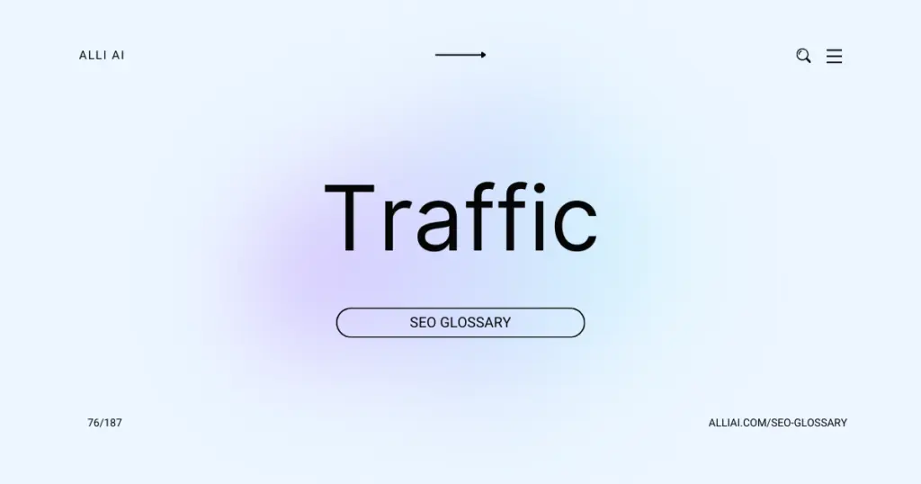 Traffic | Cover Image