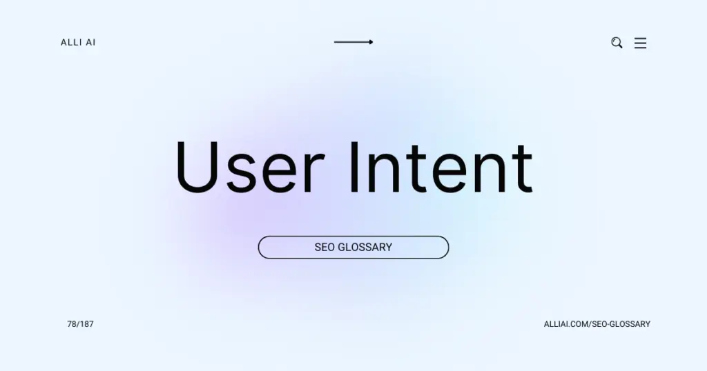 User Intent | Cover Image