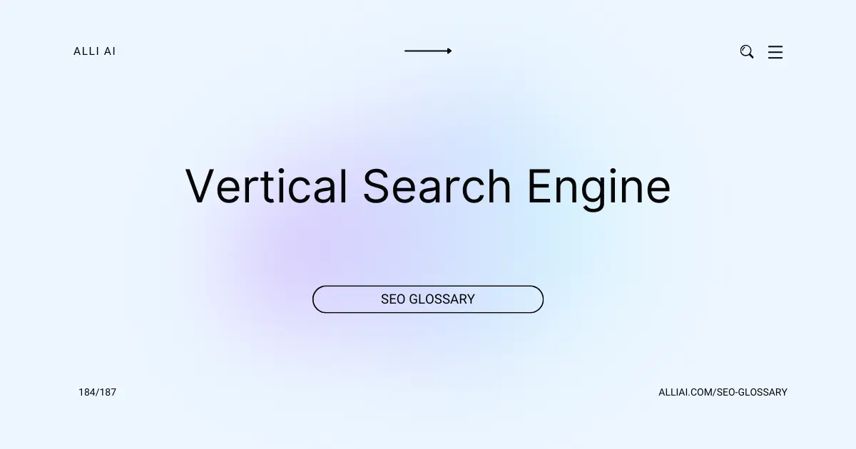 Vertical Search Engine | Cover Image