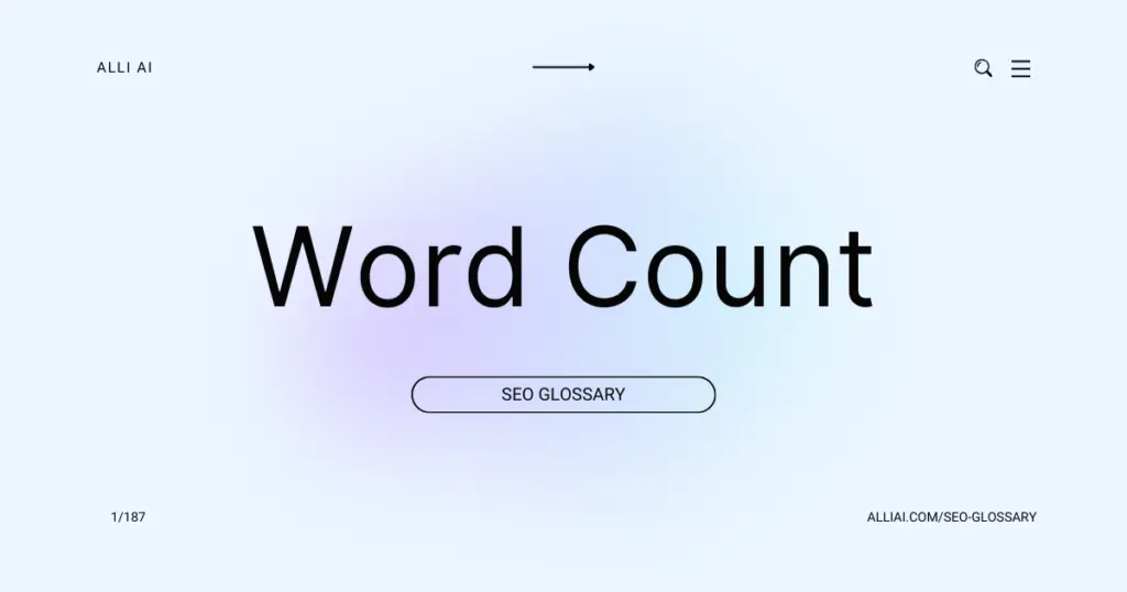 Word Count | Cover Image